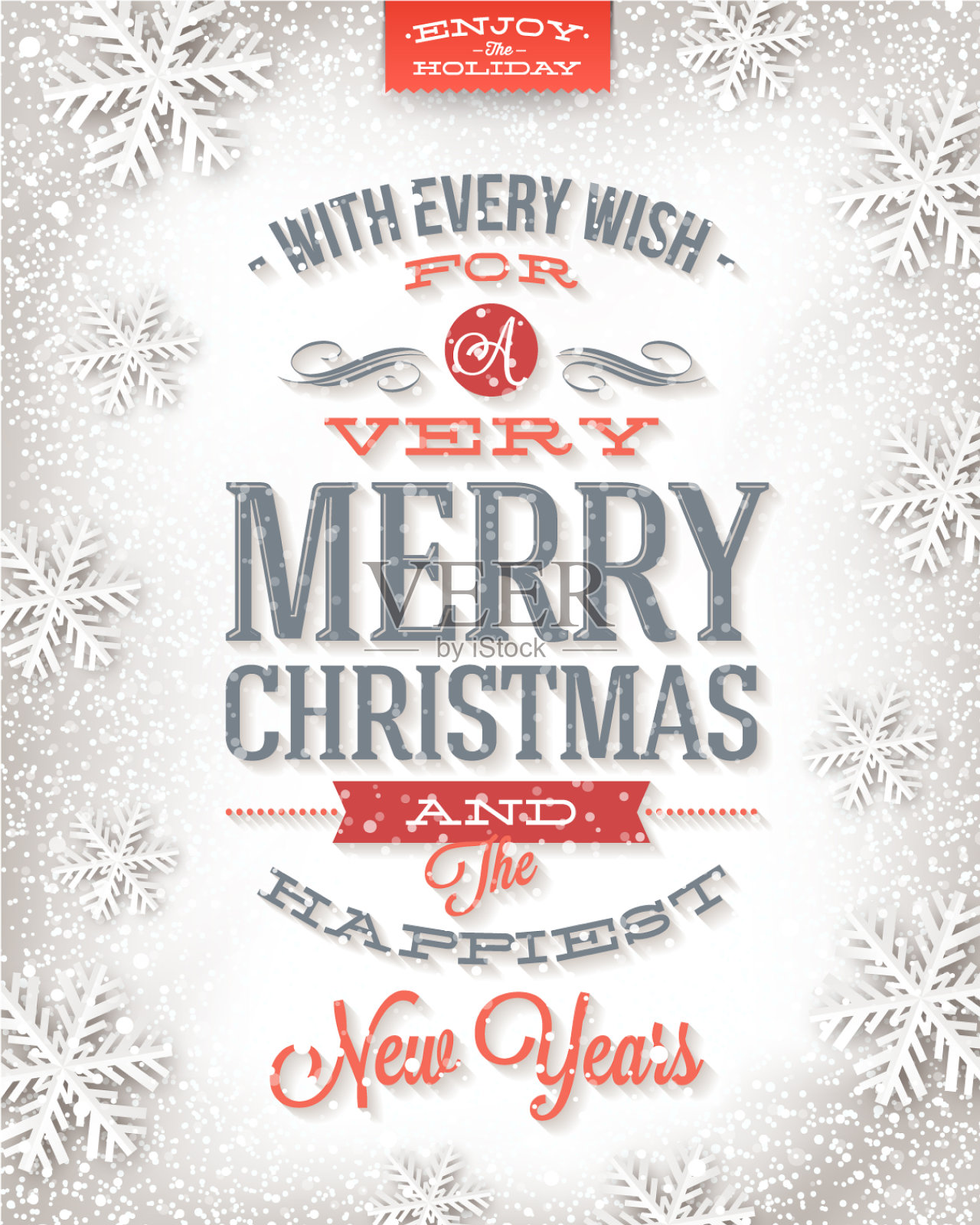 圣诞贺卡设计模板素材