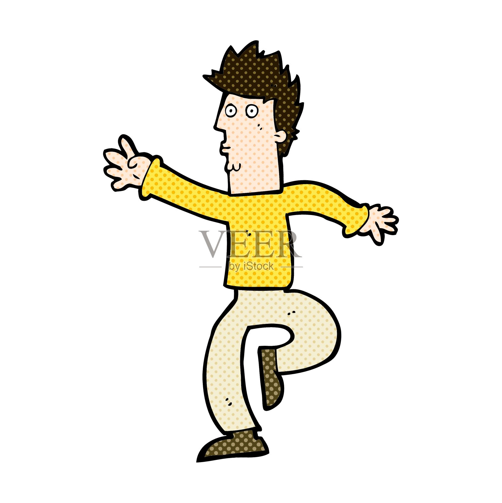 卡通紧急人物设计元素图片