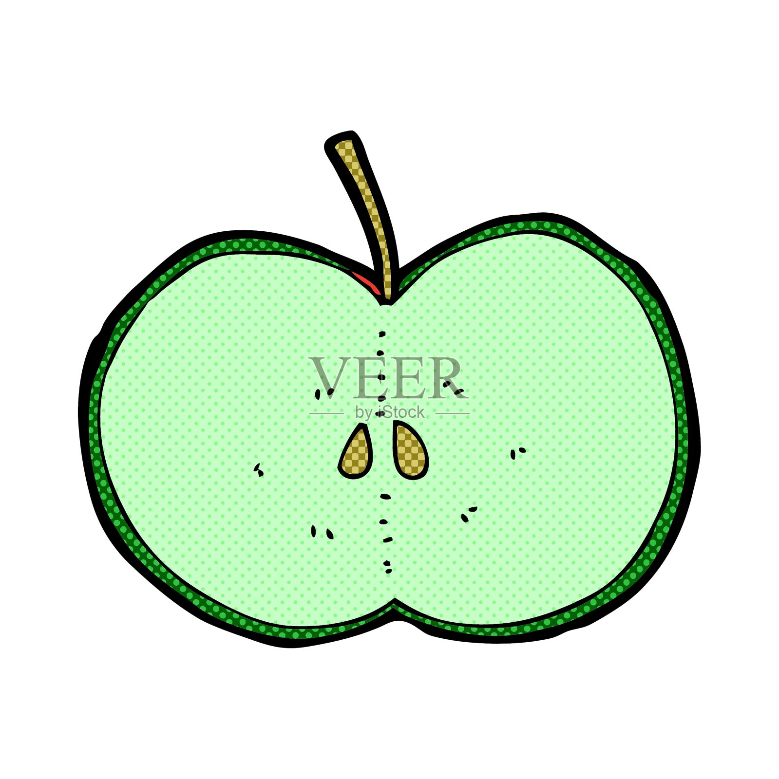 卡通切片苹果设计元素图片