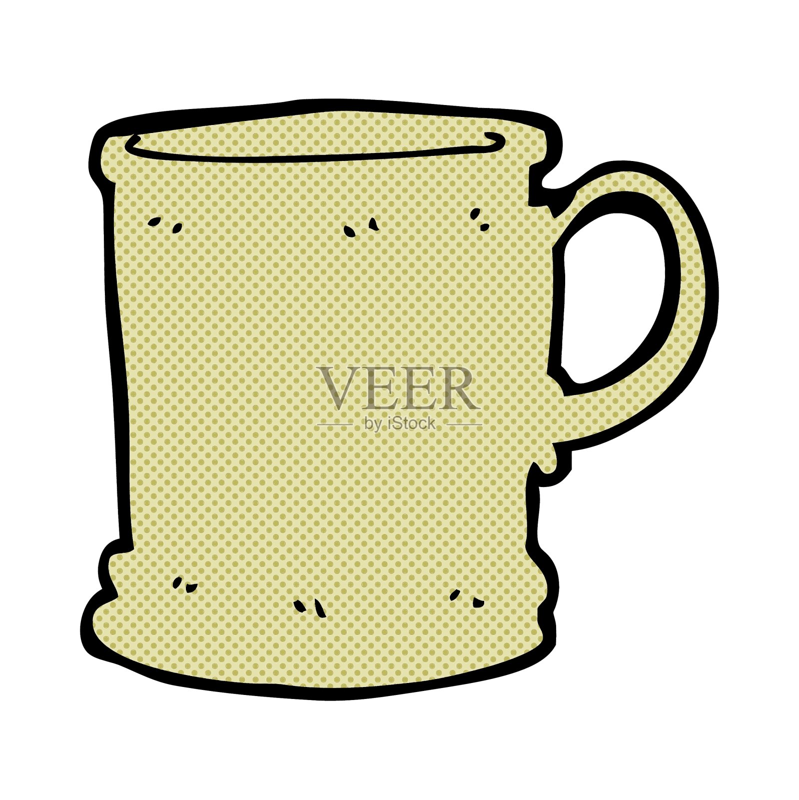 漫画卡通杯设计元素图片