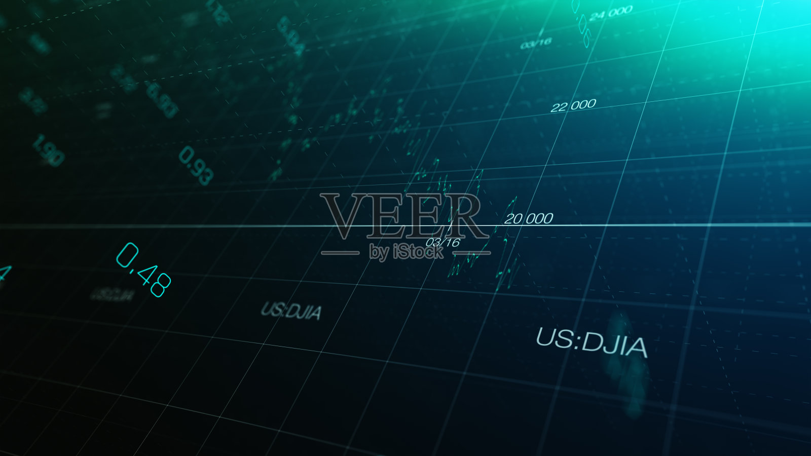 股票市场图表由冠状病毒SARS-CoV-2引起的全球危机，COVID-19大流行疾病的源头。美国市场指数2020年3月，行业陷入衰退。照片摄影图片