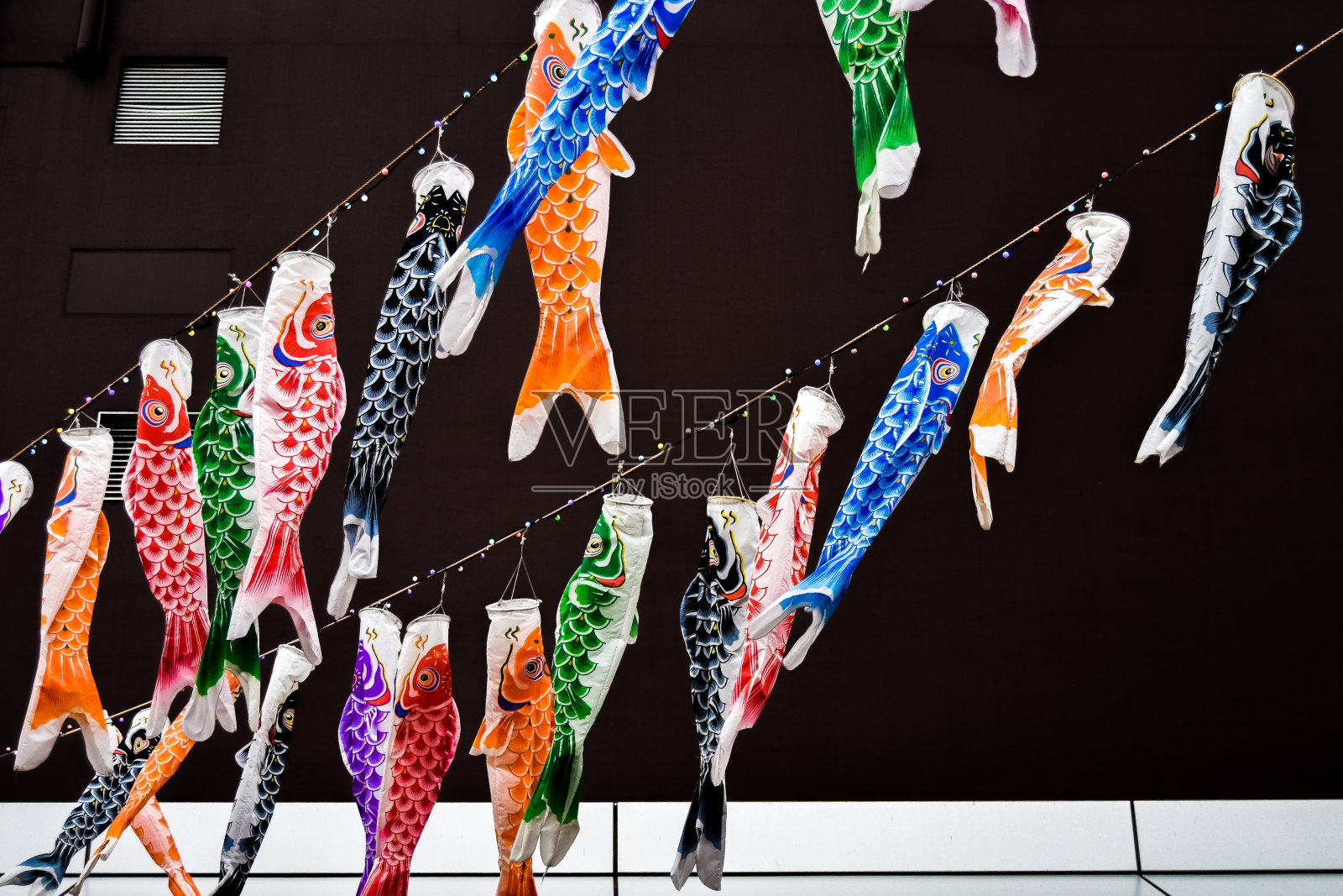 装饰锦鲤帐篷照片摄影图片