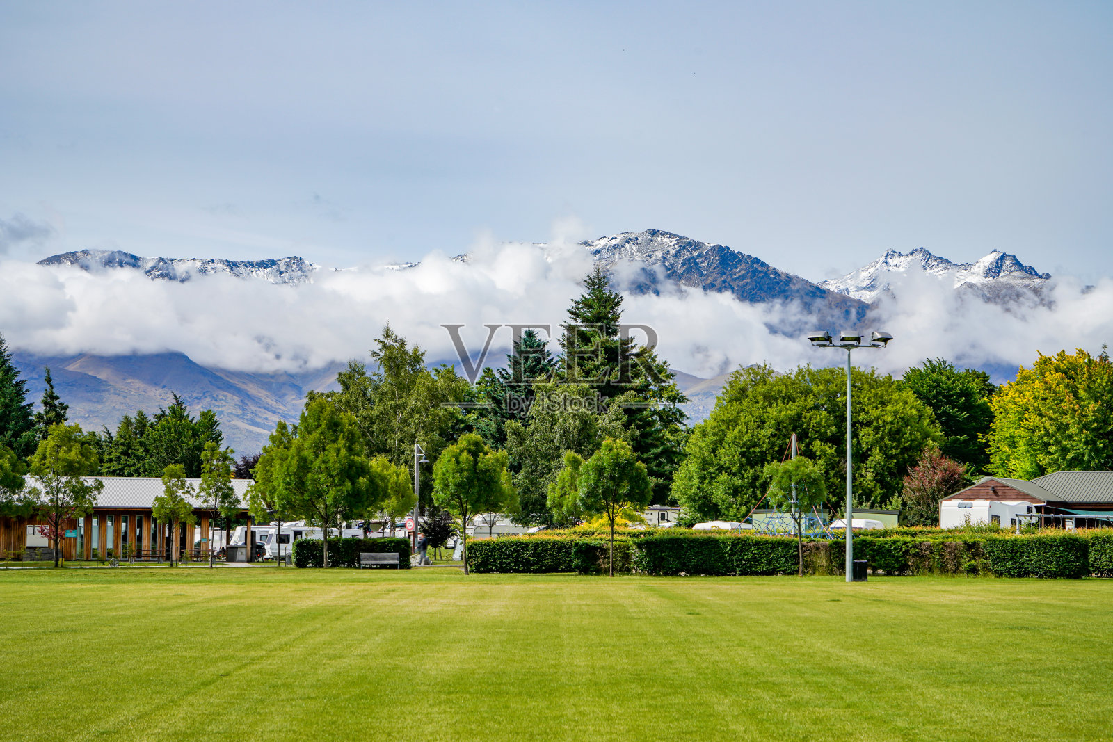 新西兰奥塔哥格兰诺奇-皇后镇路的景色照片摄影图片