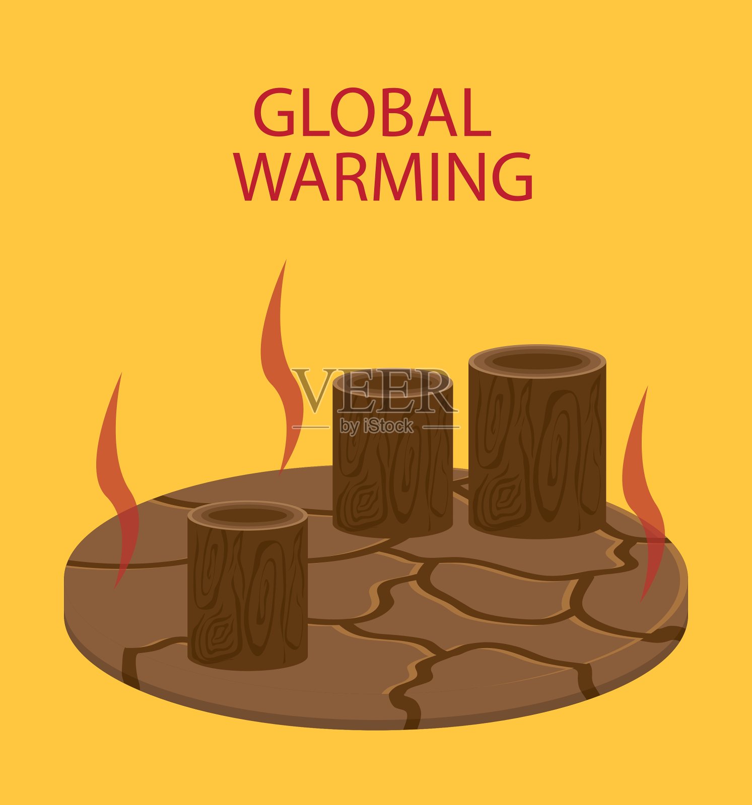 拯救世界的设计插画图片素材