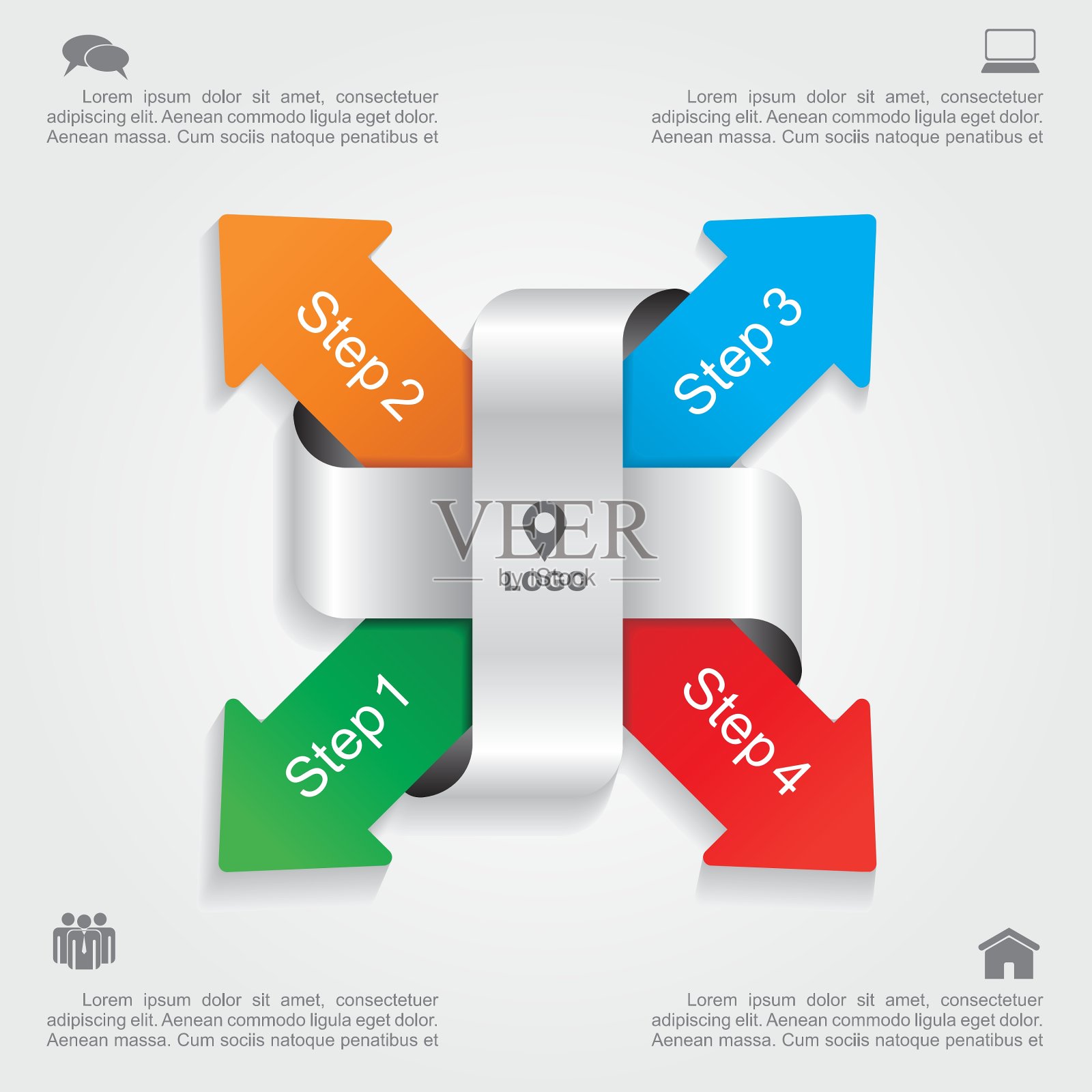 信息图设计模板与元素和设计模板素材