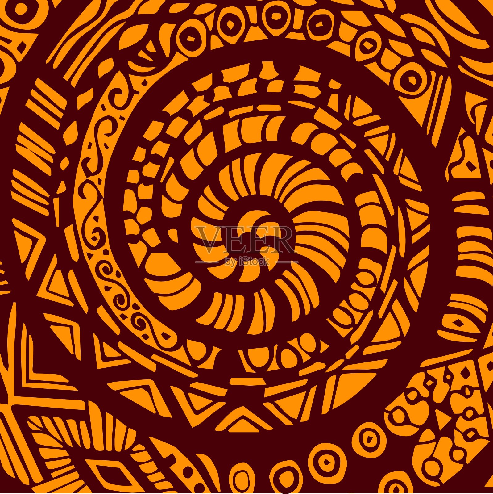 抽象装饰的背景手绘插画图片素材