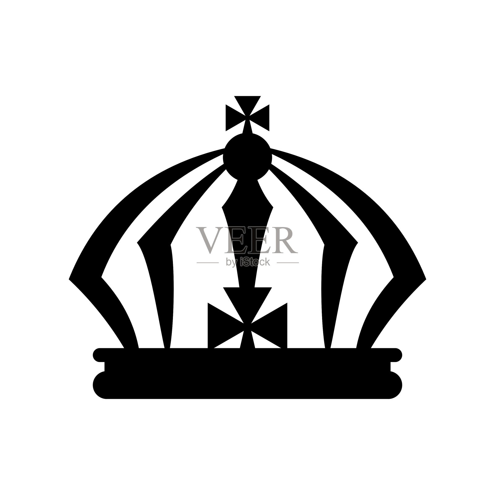 皇冠图标简单图标素材