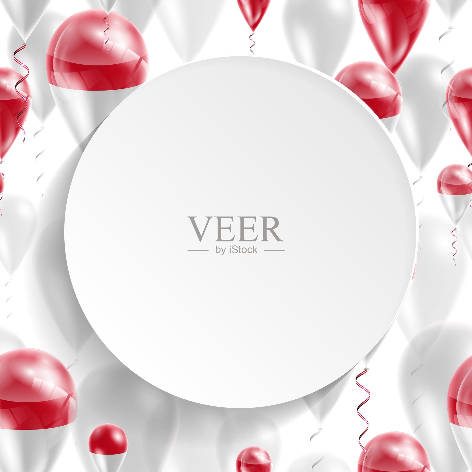 印度尼西亚国旗插画图片素材