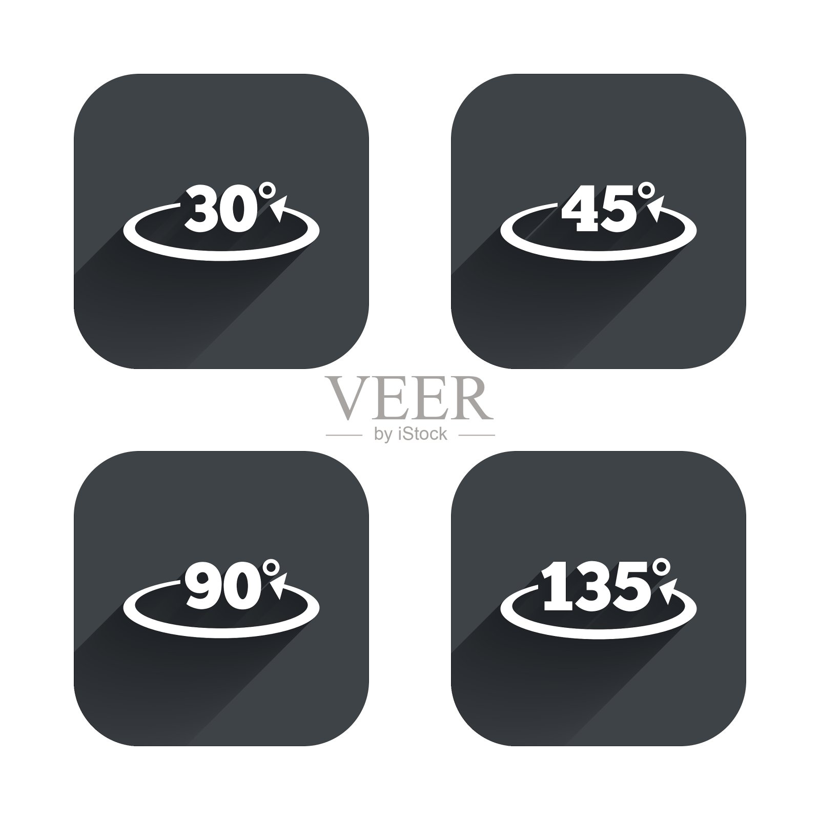 角度角度图标几何数学符号图标素材