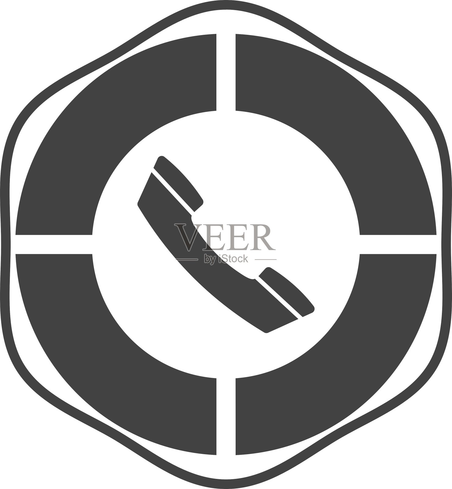 打电话求助插画图片素材