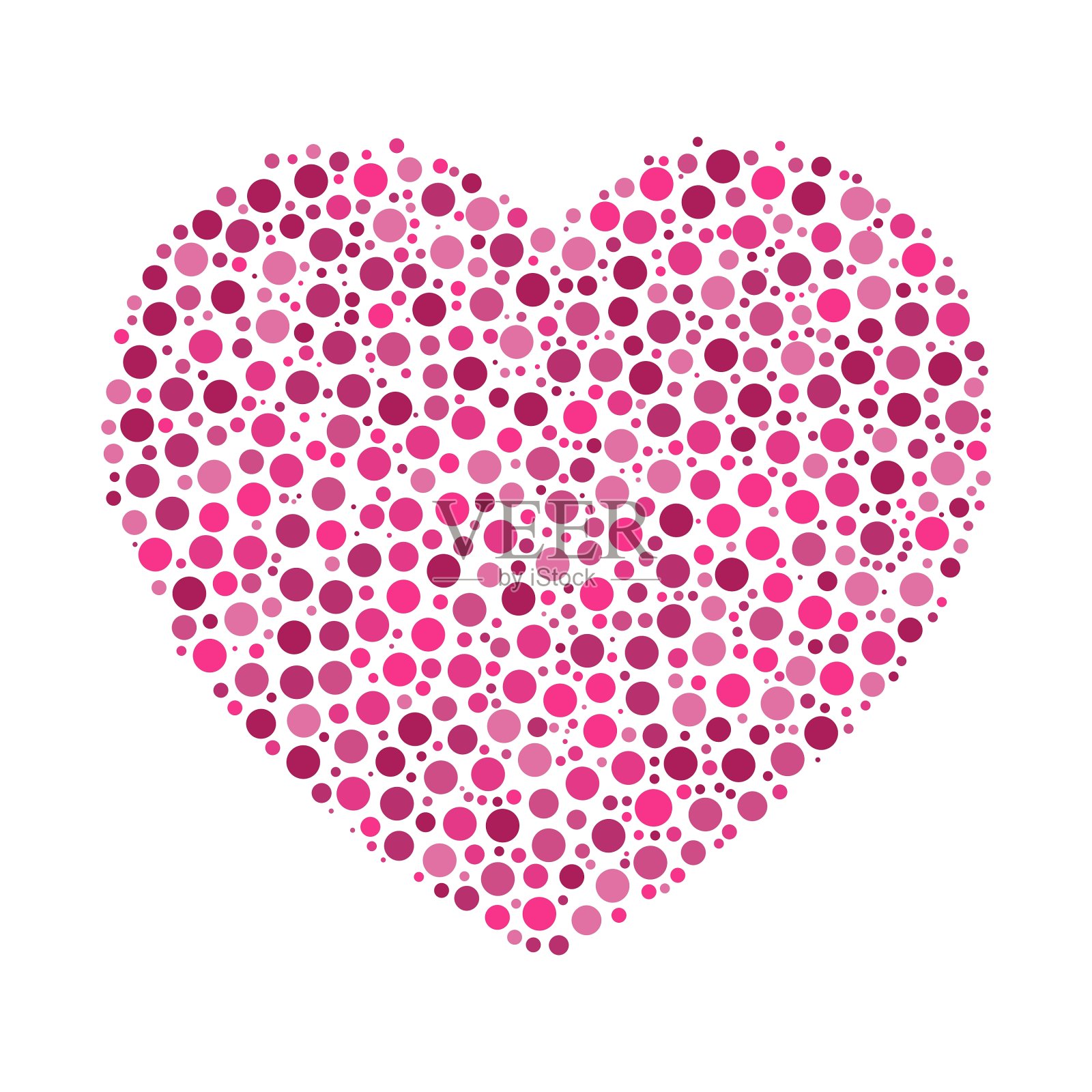 心点马赛克插画图片素材