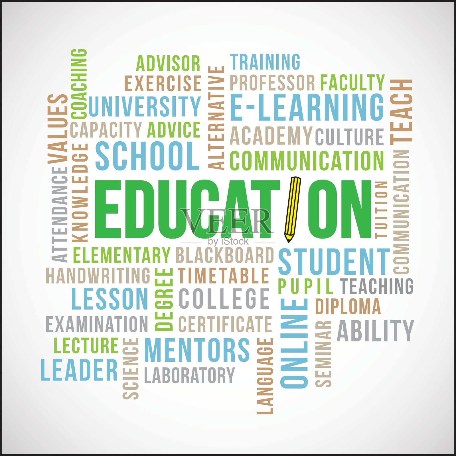 教育的话插画图片素材