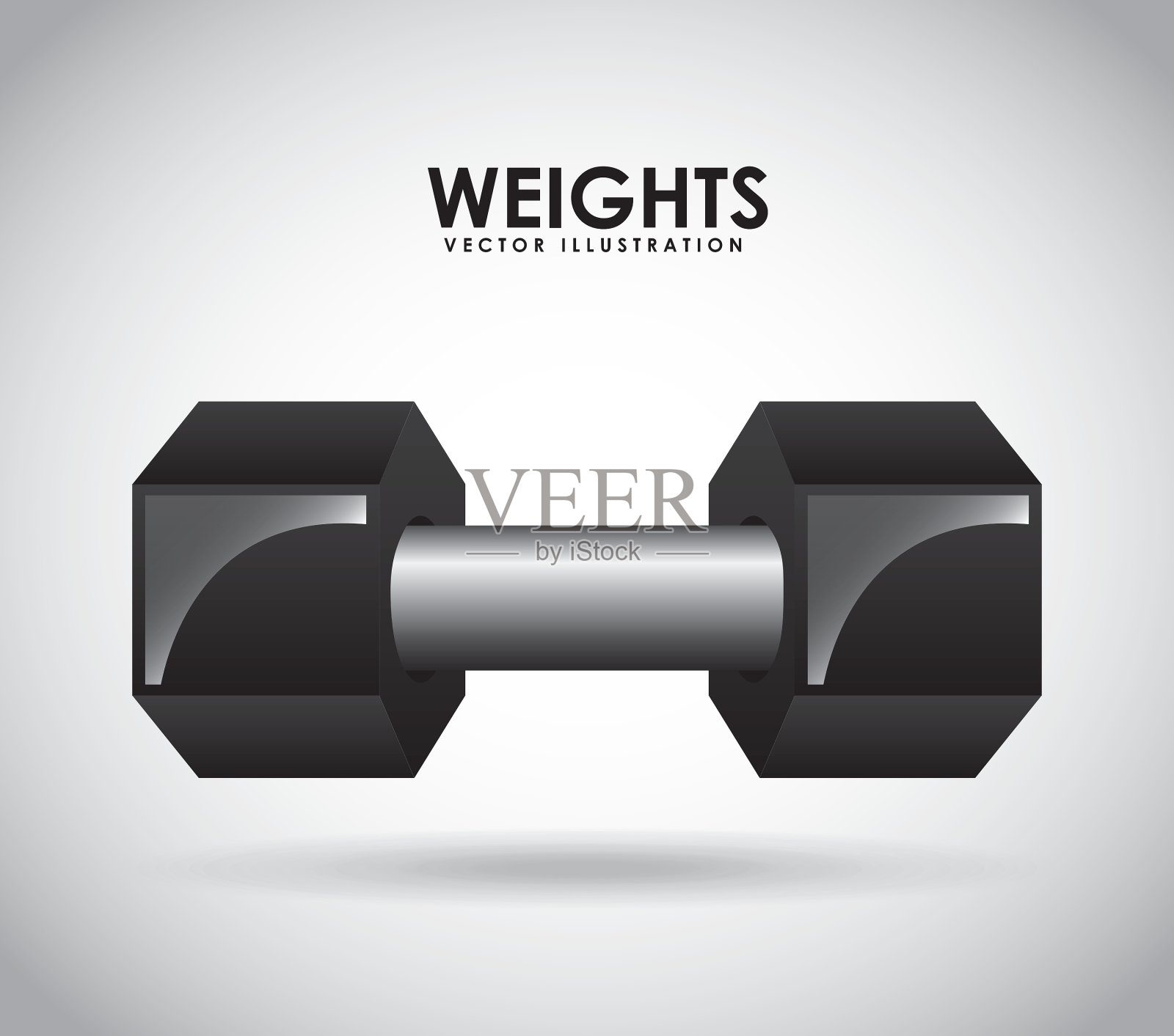 健身房的设计图标素材