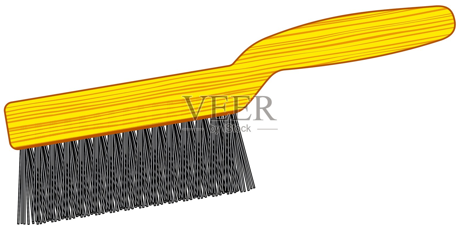 钢丝刷工具设计元素图片