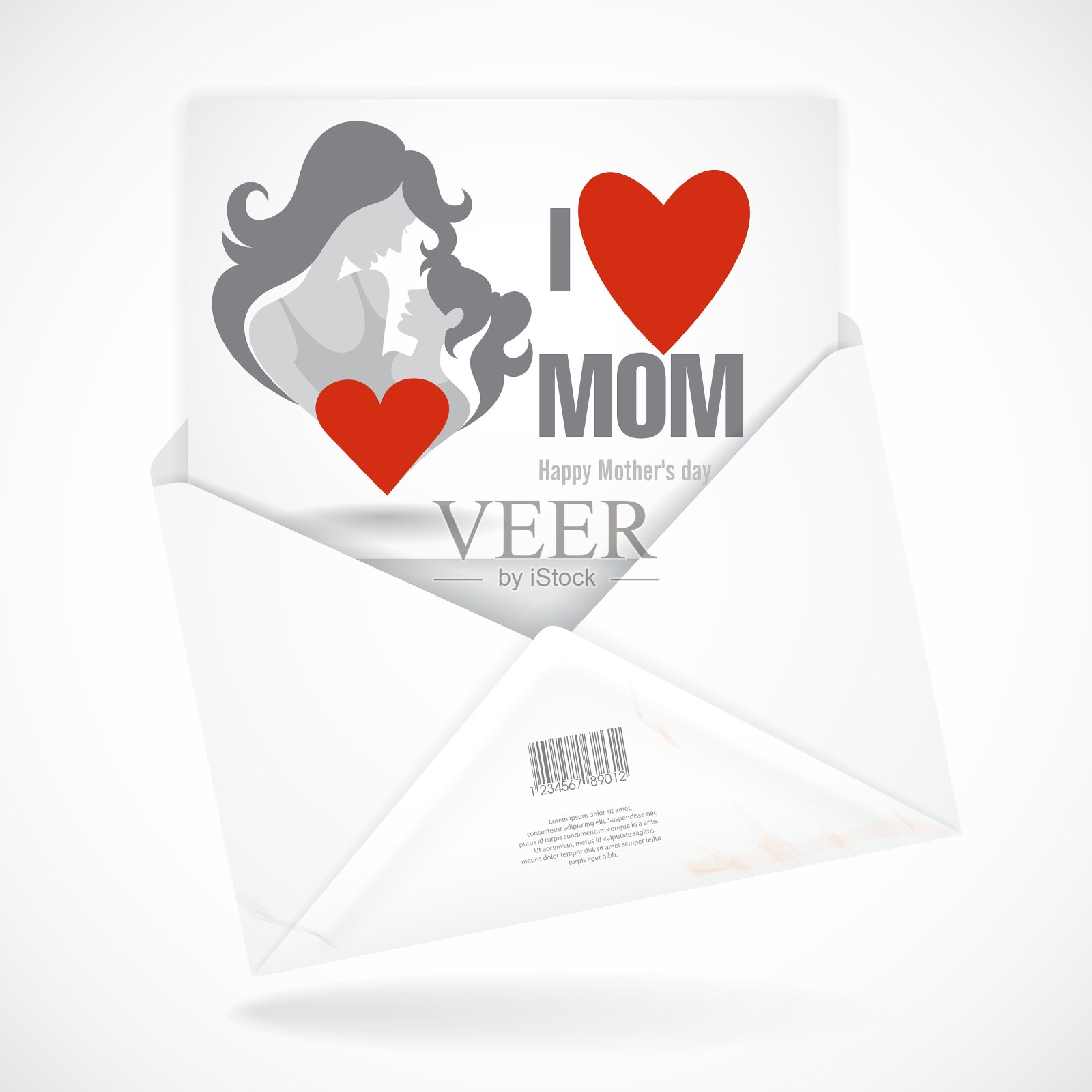 快乐的母亲节设计模板素材