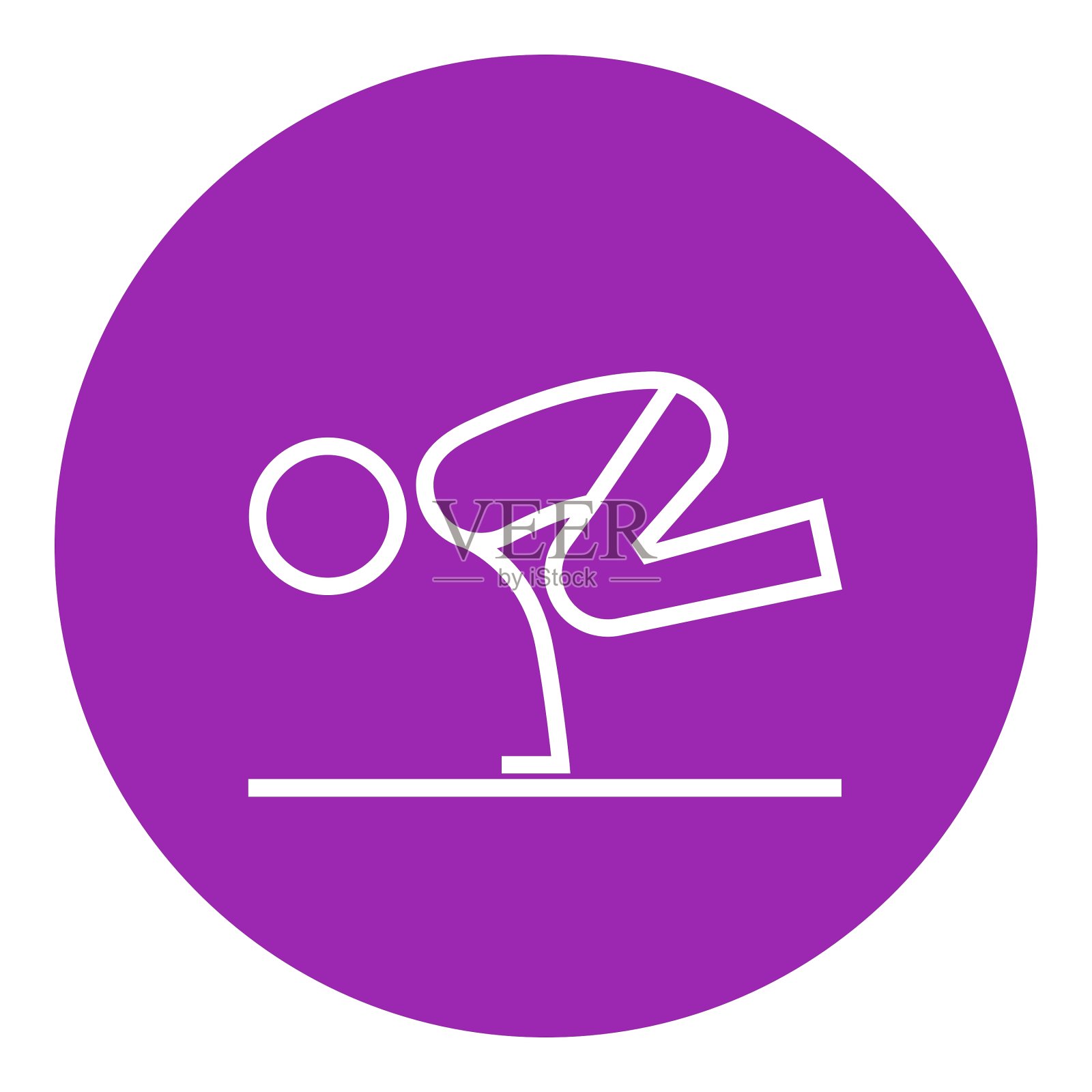 男人练瑜伽的图标图标素材