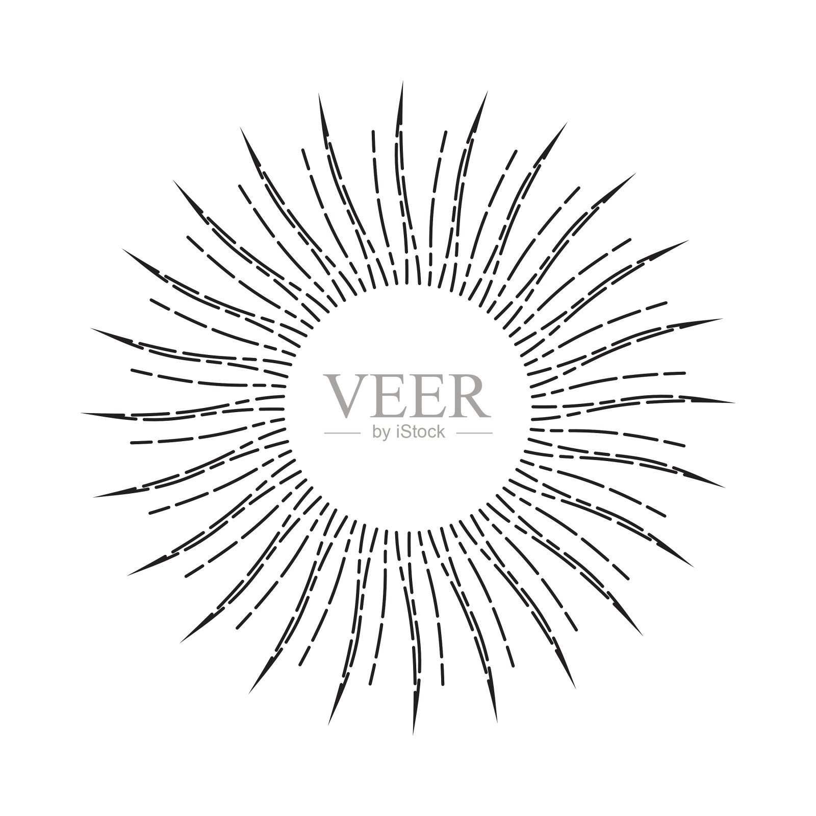 的线性的阳光设计元素图片