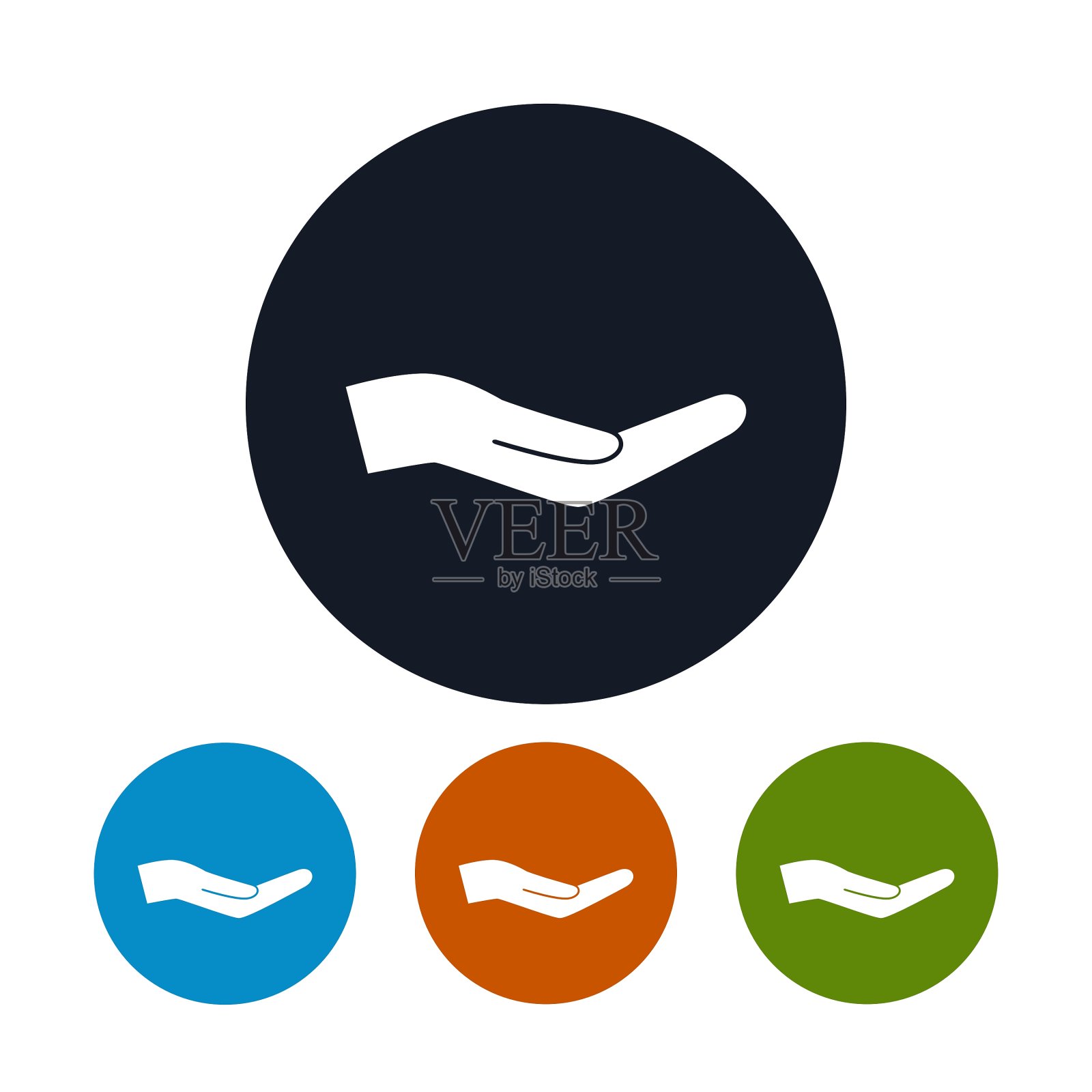 空的手的图标图标素材