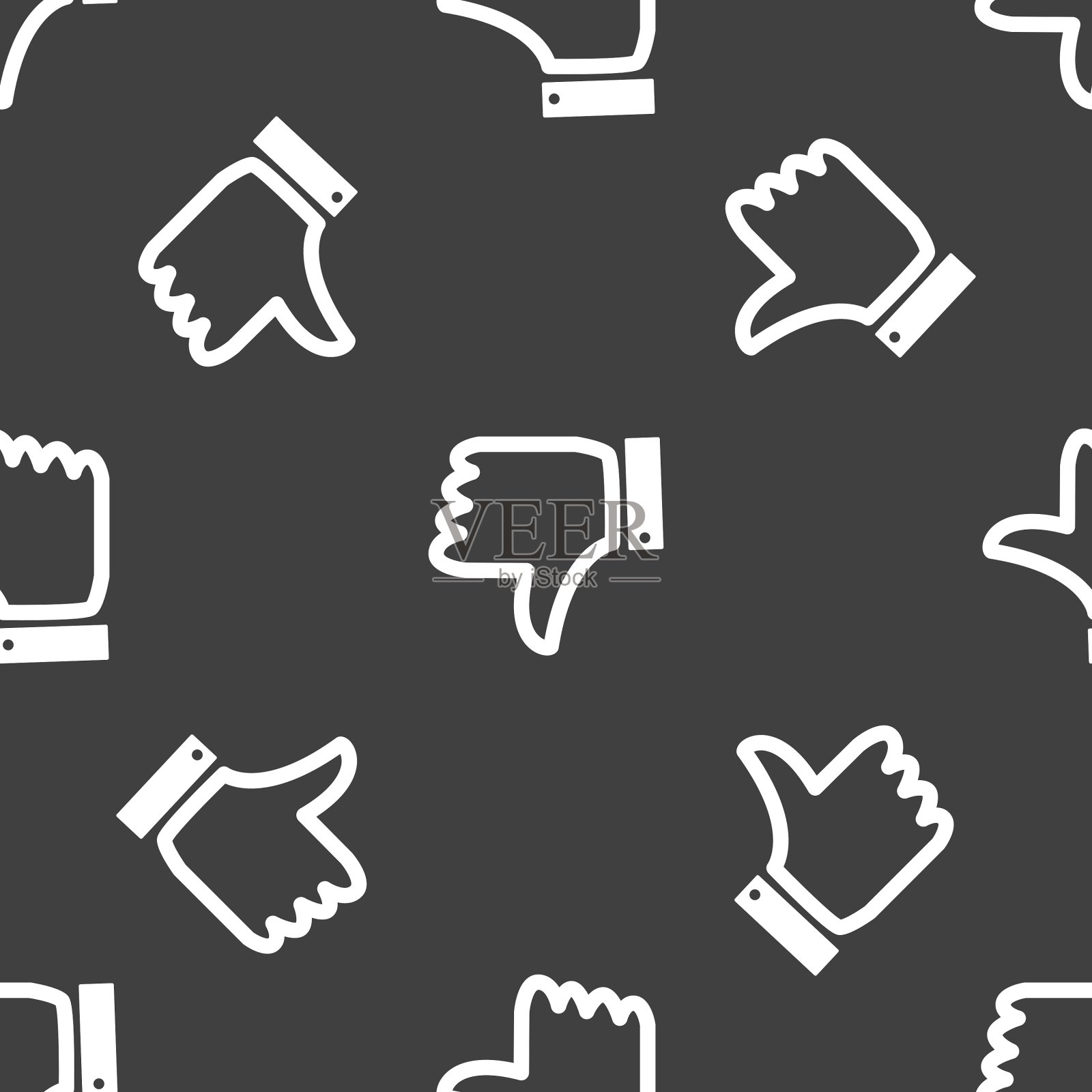 不喜欢象征模式插画图片素材