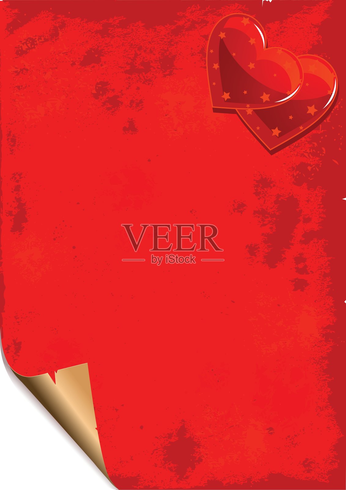 情人节纸垃圾背景设计模板素材