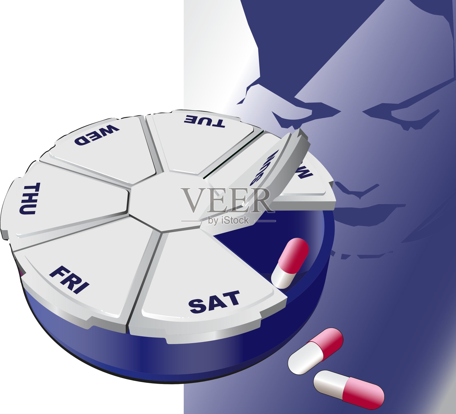 碉堡插画图片素材