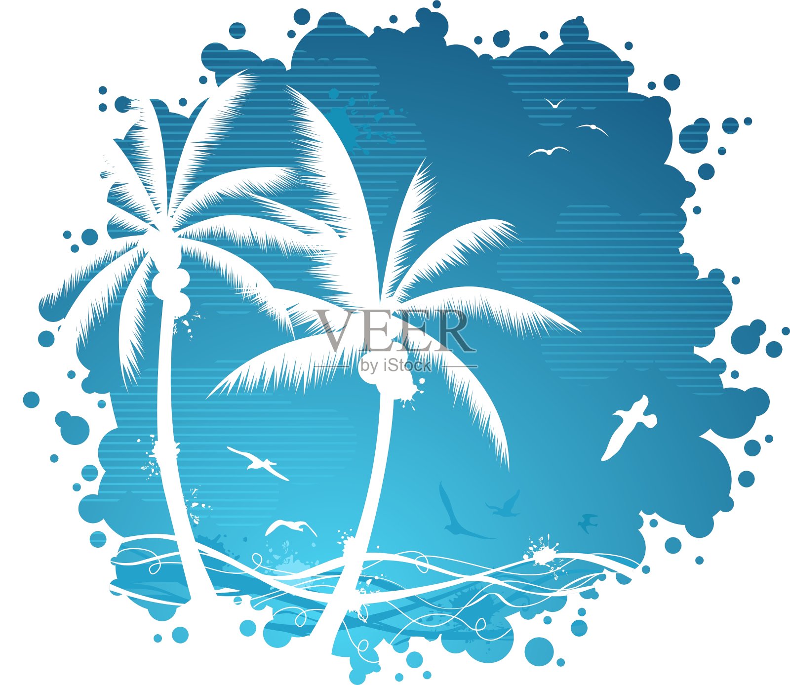 夏天的海设计元素图片