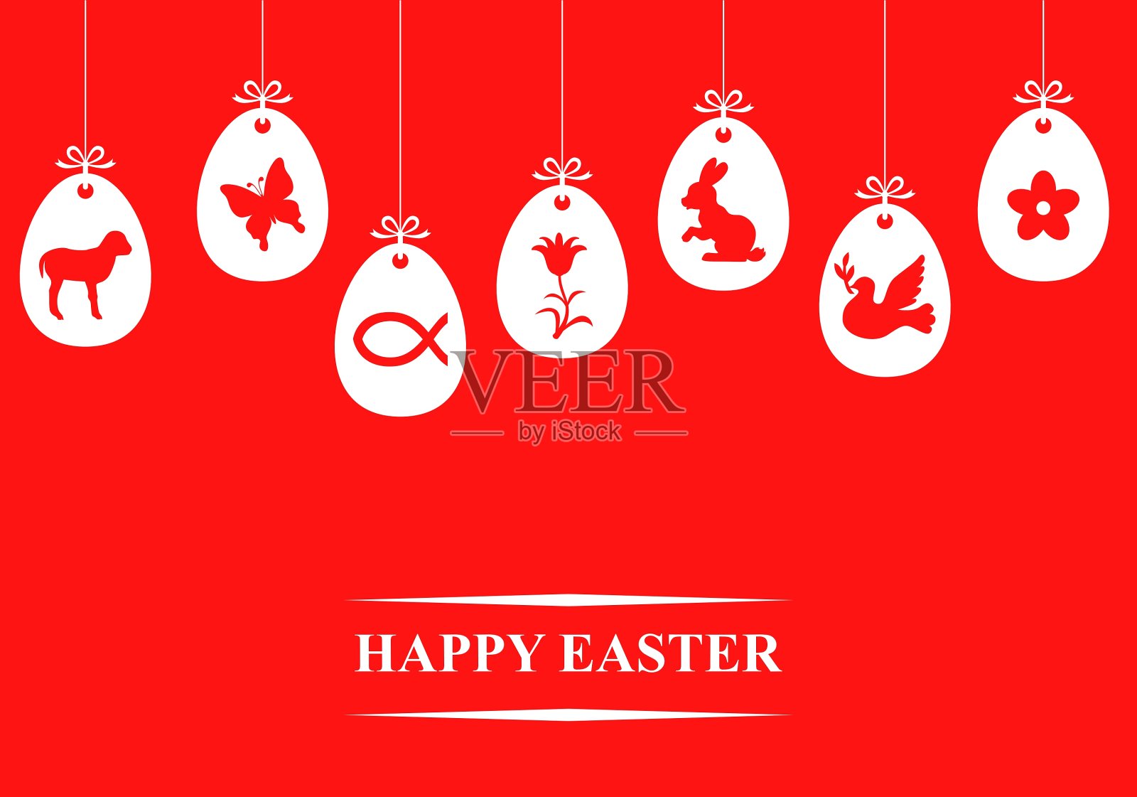 蛋标志挂红设计模板素材