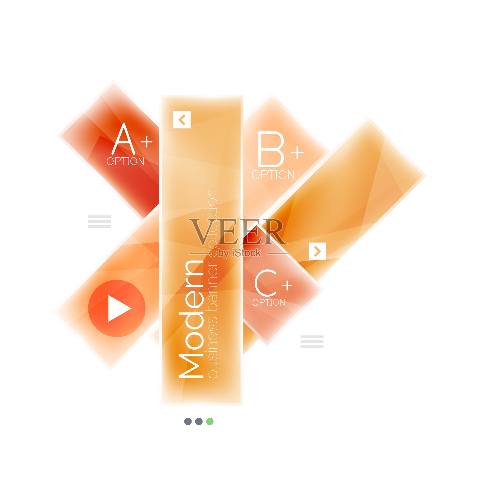 商业条纹几何信息图形框设计元素图片