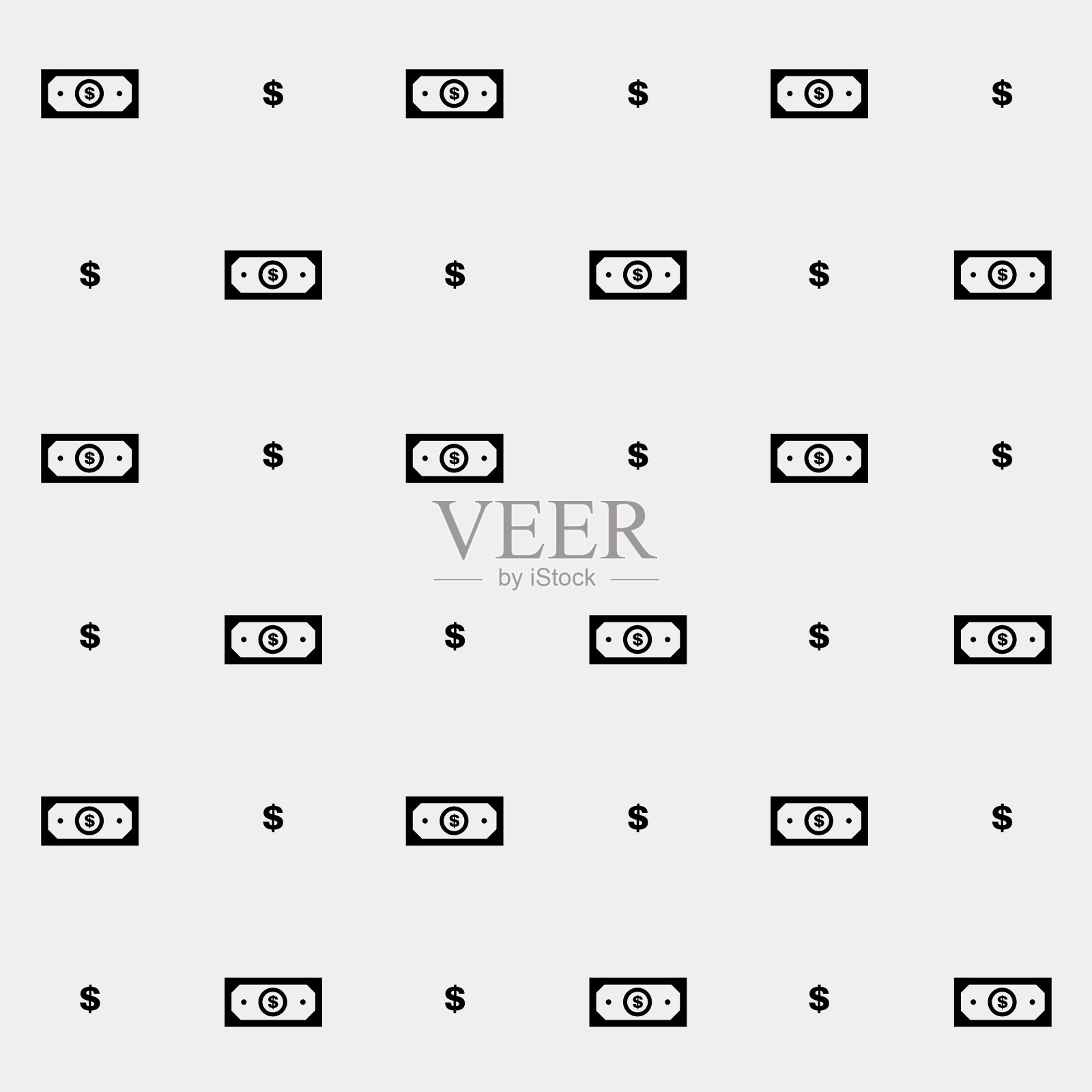 几何简单的黑白极简主义插画图片素材