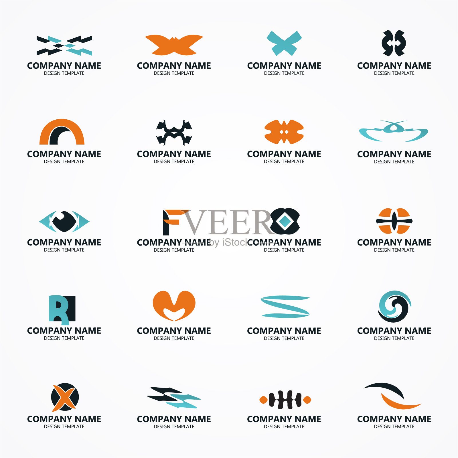 抽象的设计元素插画图片素材