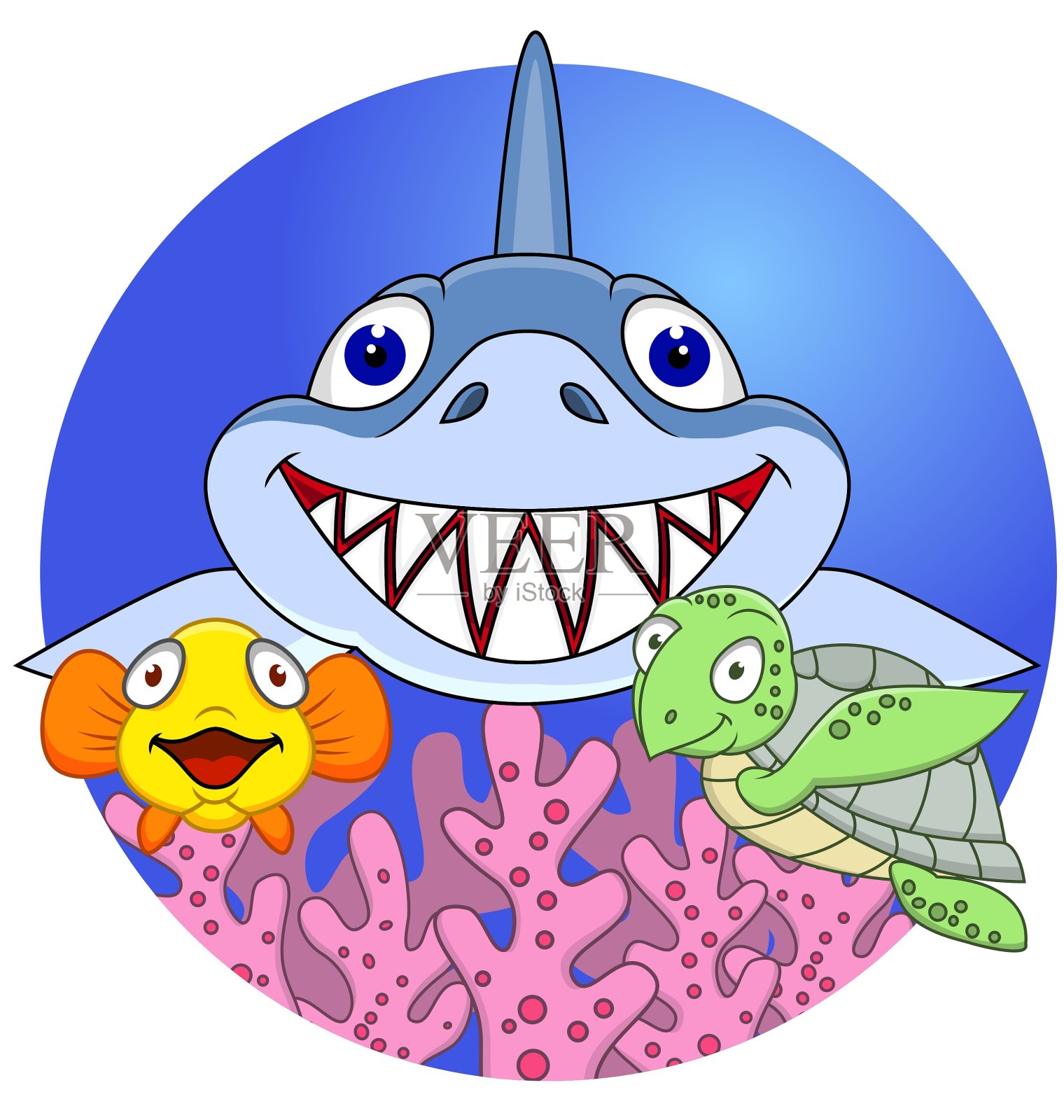 海洋生物设计元素图片