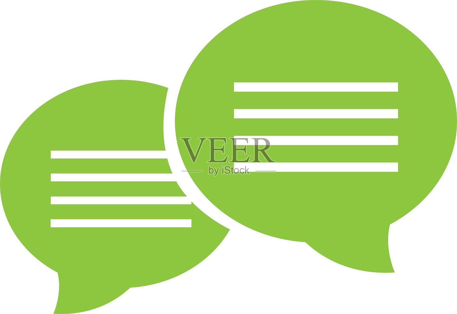 气泡图标沟通设计图形插画图片素材