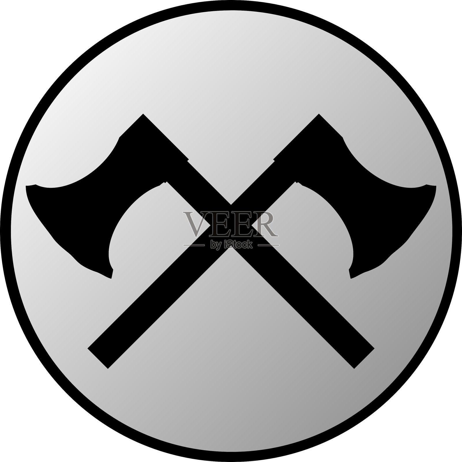 交叉轴按钮插画图片素材