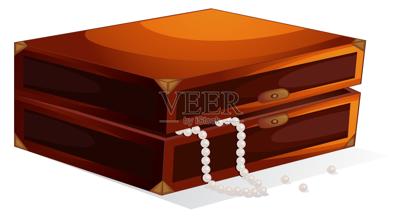 珠宝盒设计元素图片