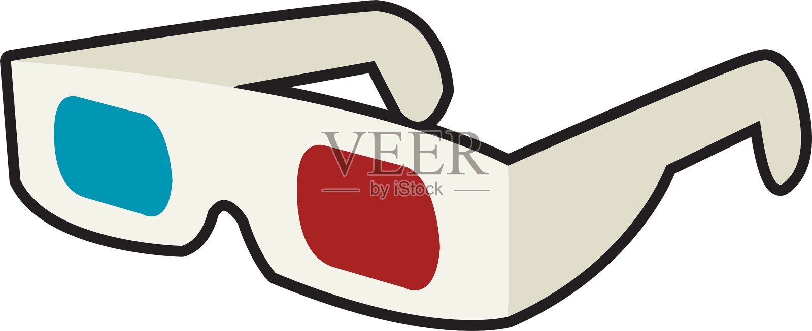 3d眼镜图标影院设计图形设计元素图片