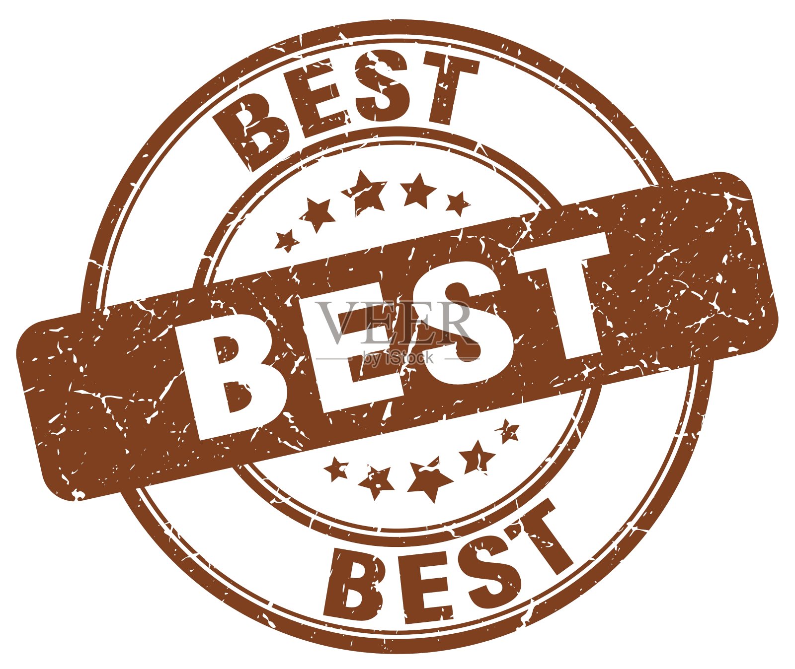 最佳棕色垃圾圆形老式橡胶邮票插画图片素材