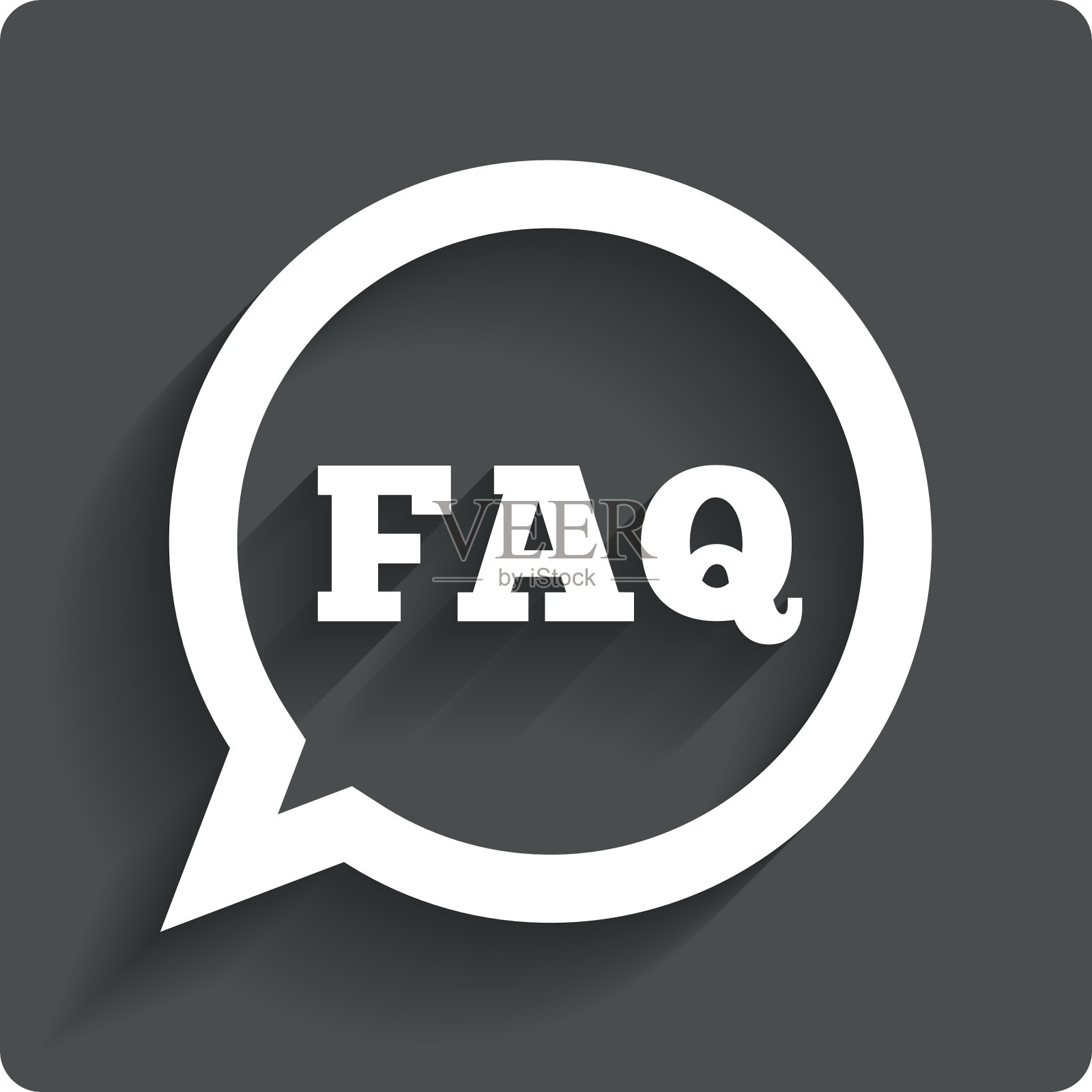 FAQ信息符号图标帮助符号插画图片素材