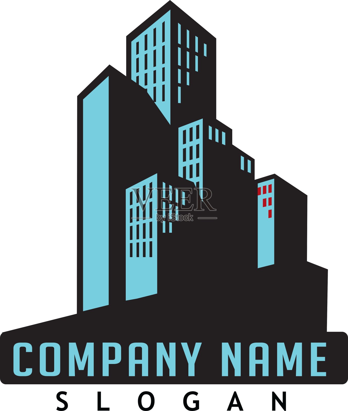 商业地产图标插画图片素材