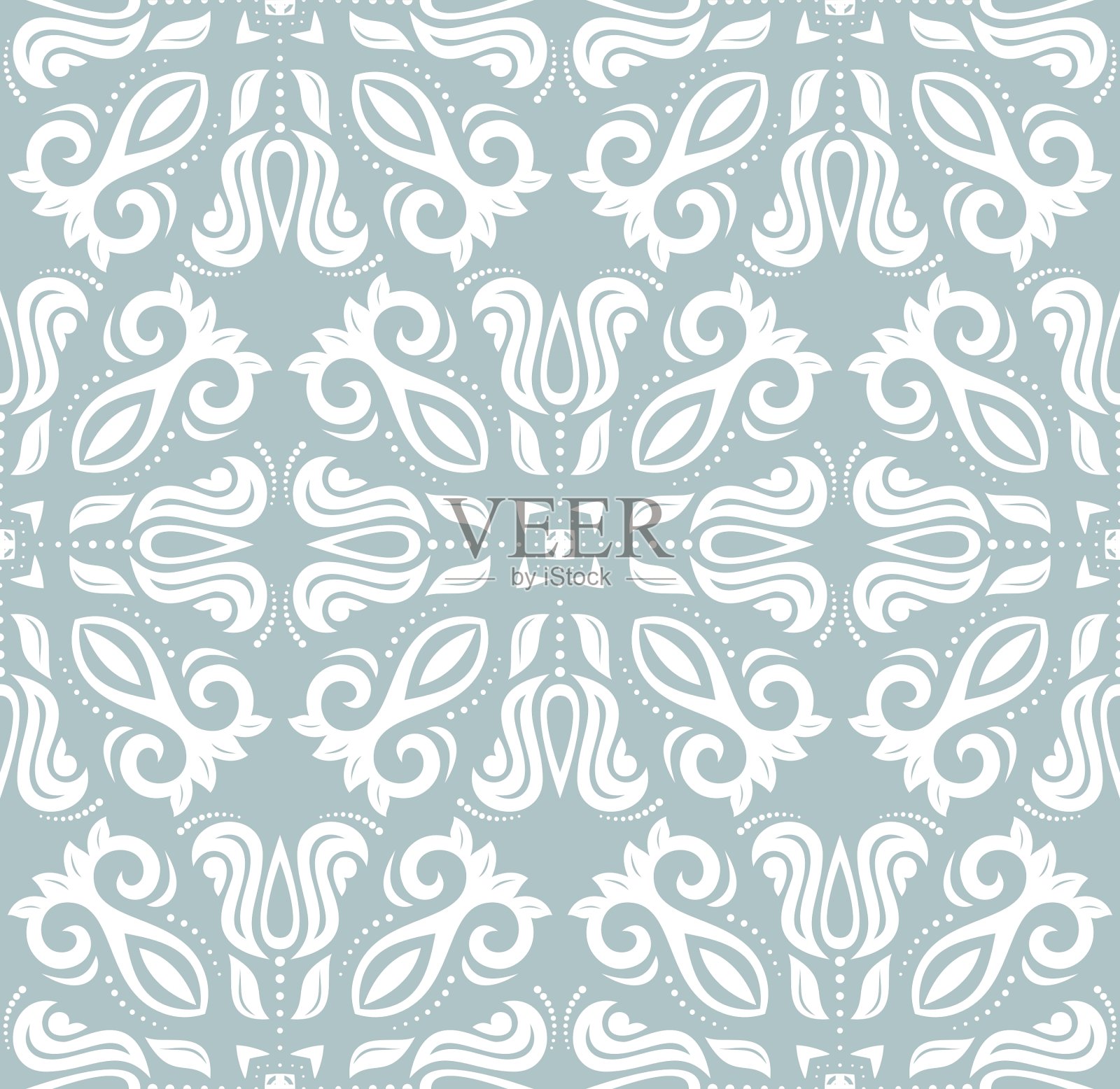 无缝的东方背景插画图片素材