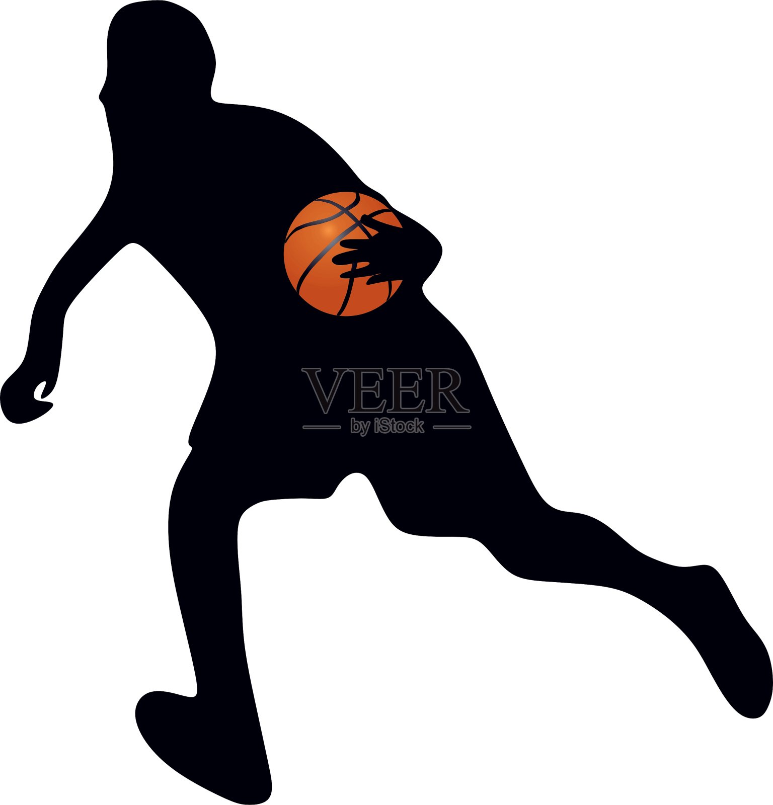 篮球运动员设计元素图片