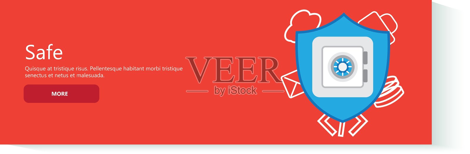 横幅安全插画图片素材