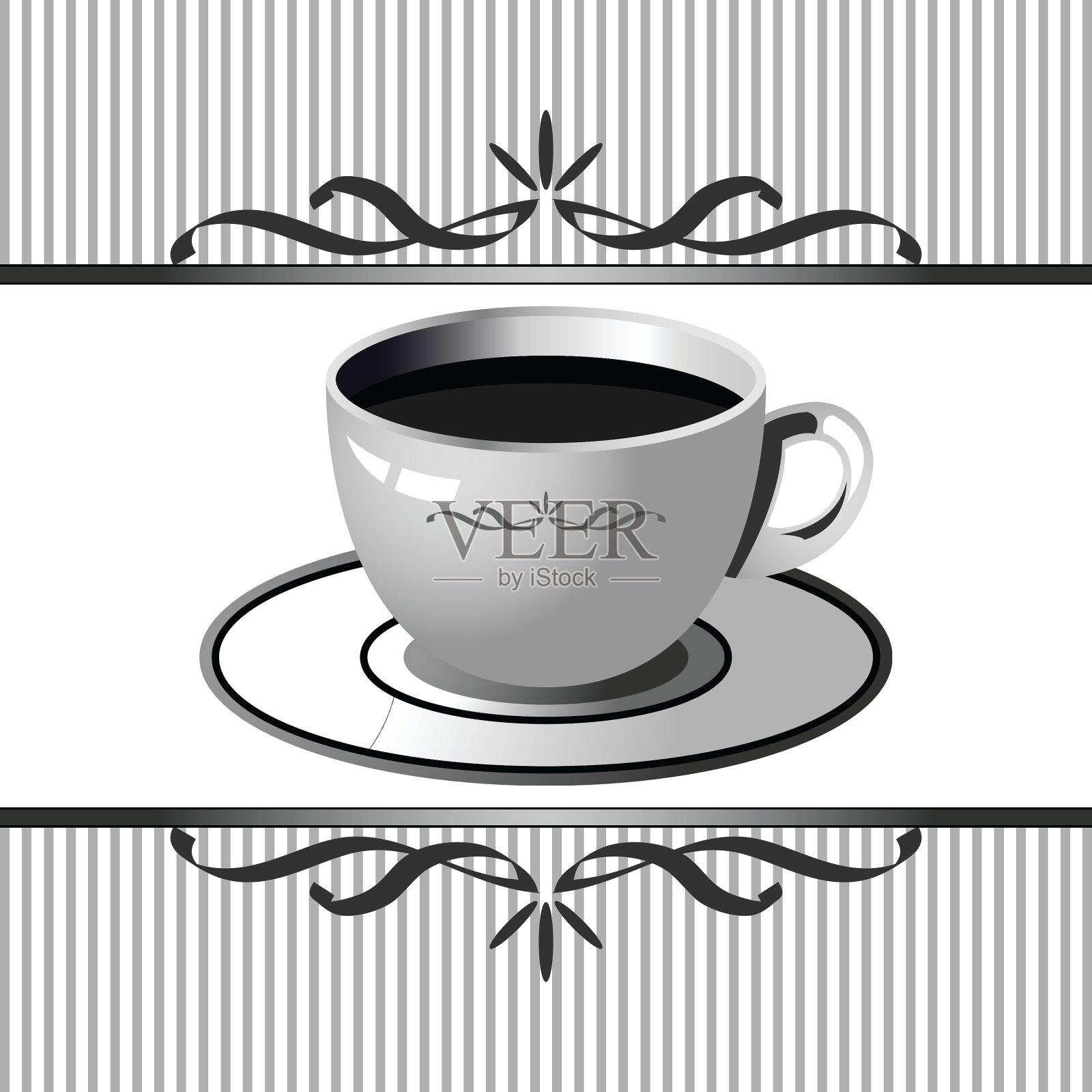 咖啡杯插画图片素材