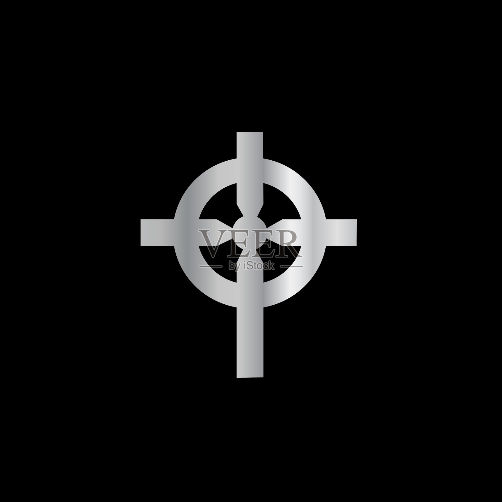 凯尔特十字架插画图片素材