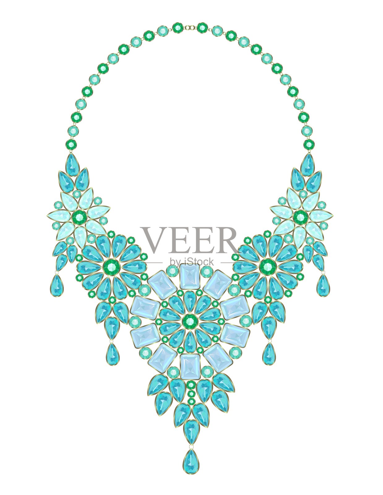 项链设计元素图片