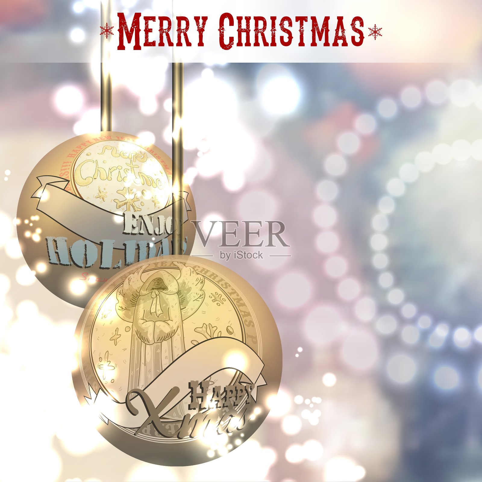 圣诞设计插画图片素材