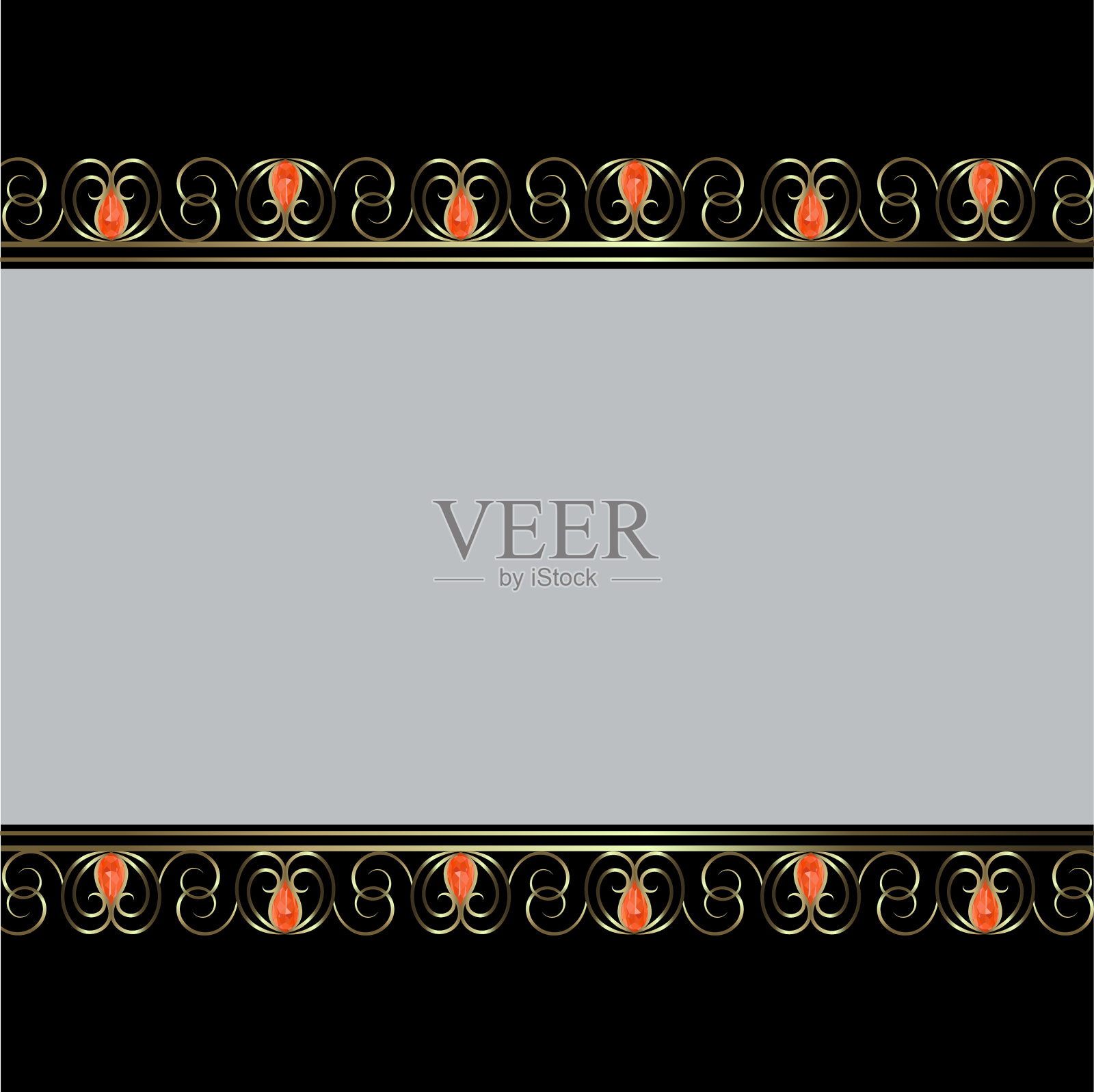 背景与珠宝插画图片素材