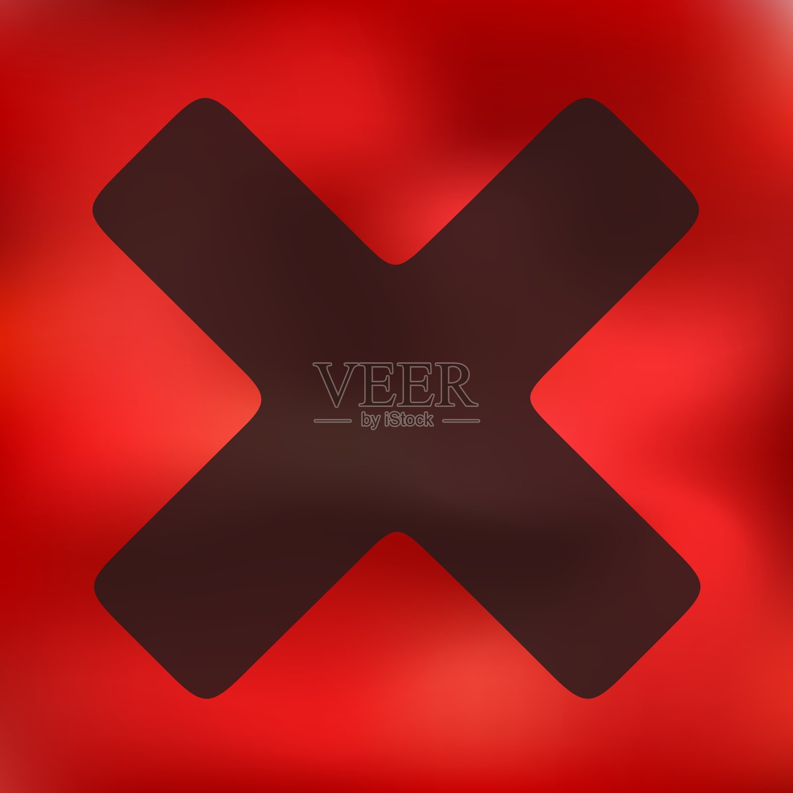 十字图标上模糊的背景插画图片素材