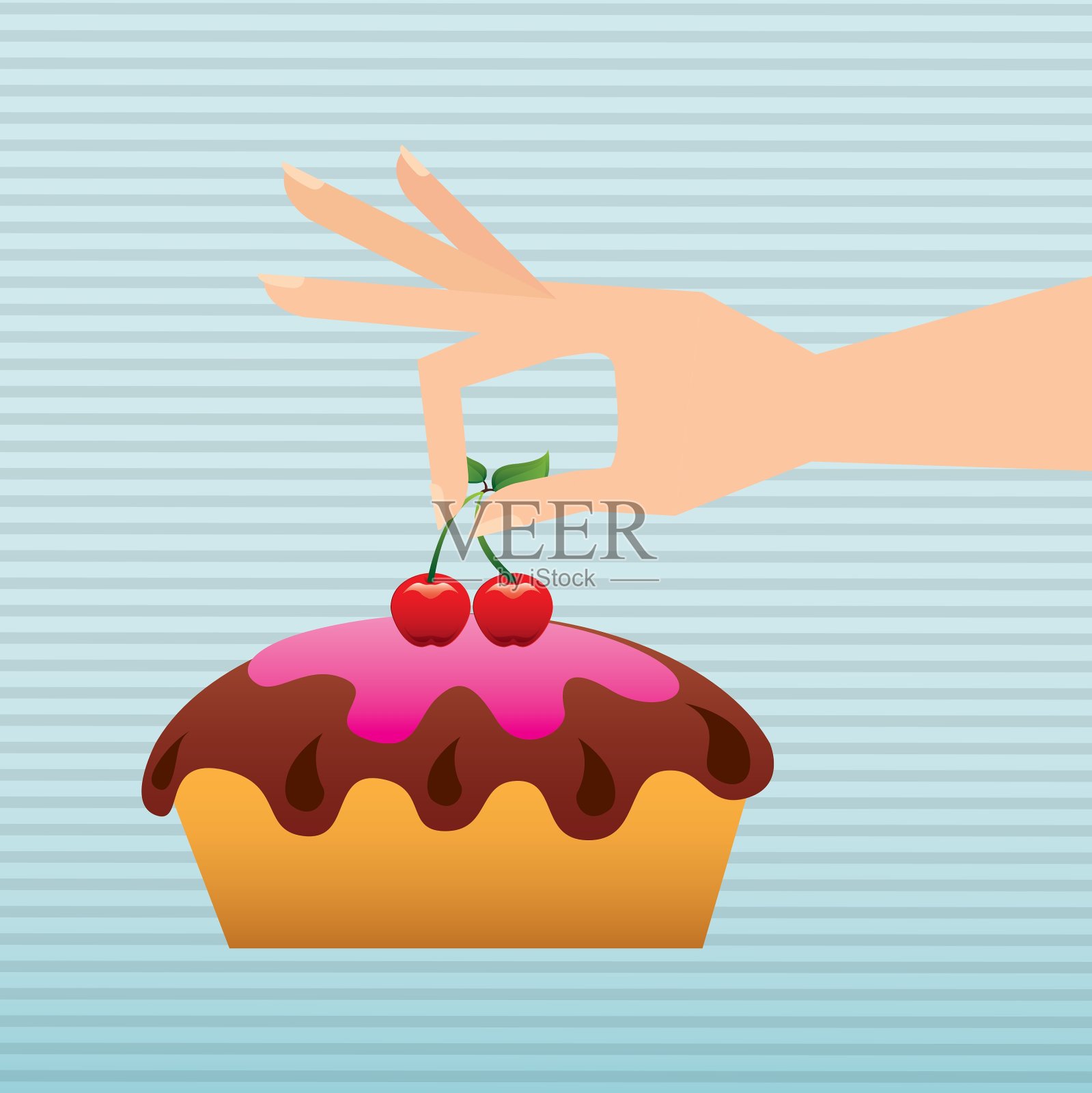 面包店车间设计插画图片素材