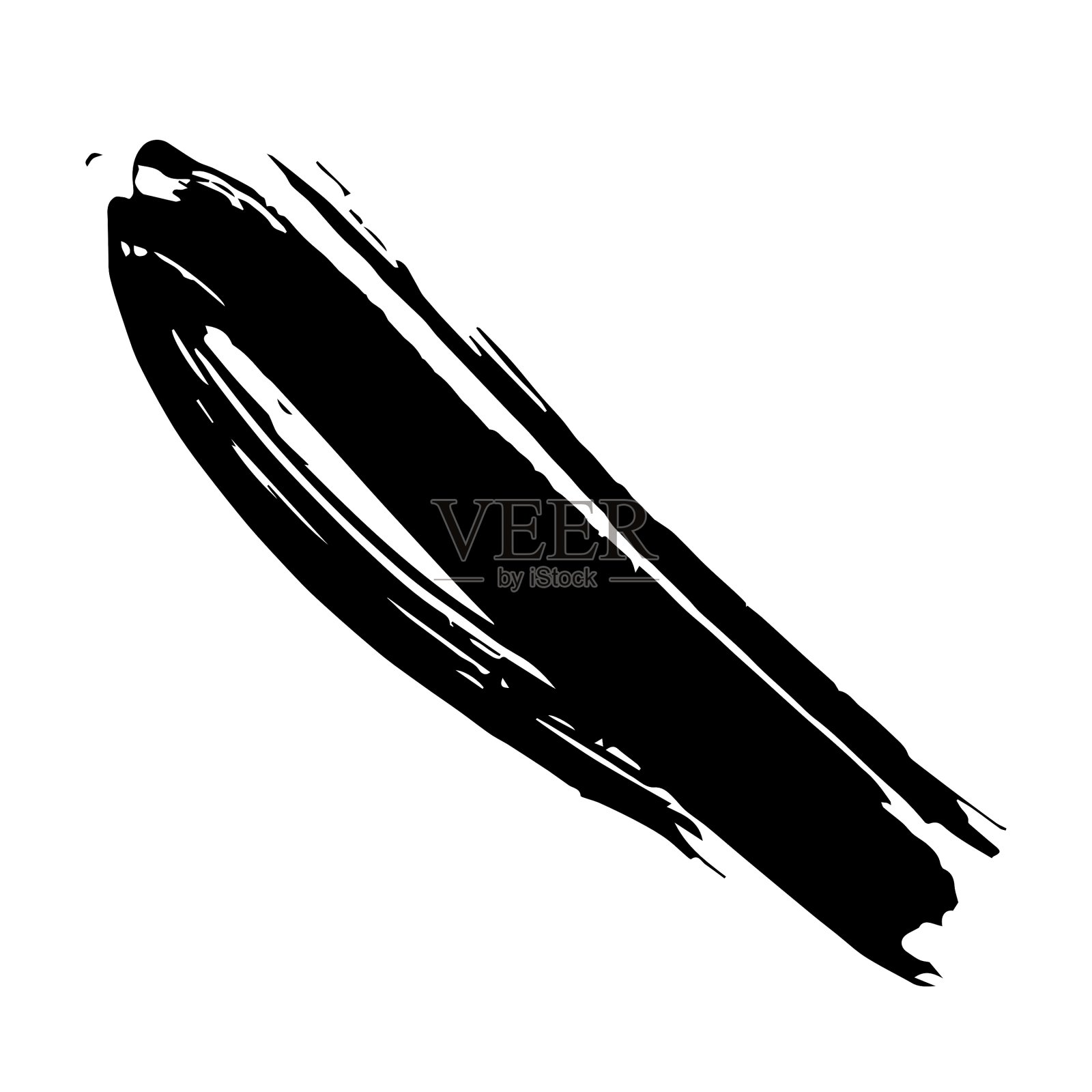 垃圾摇滚画笔描边集设计元素图片