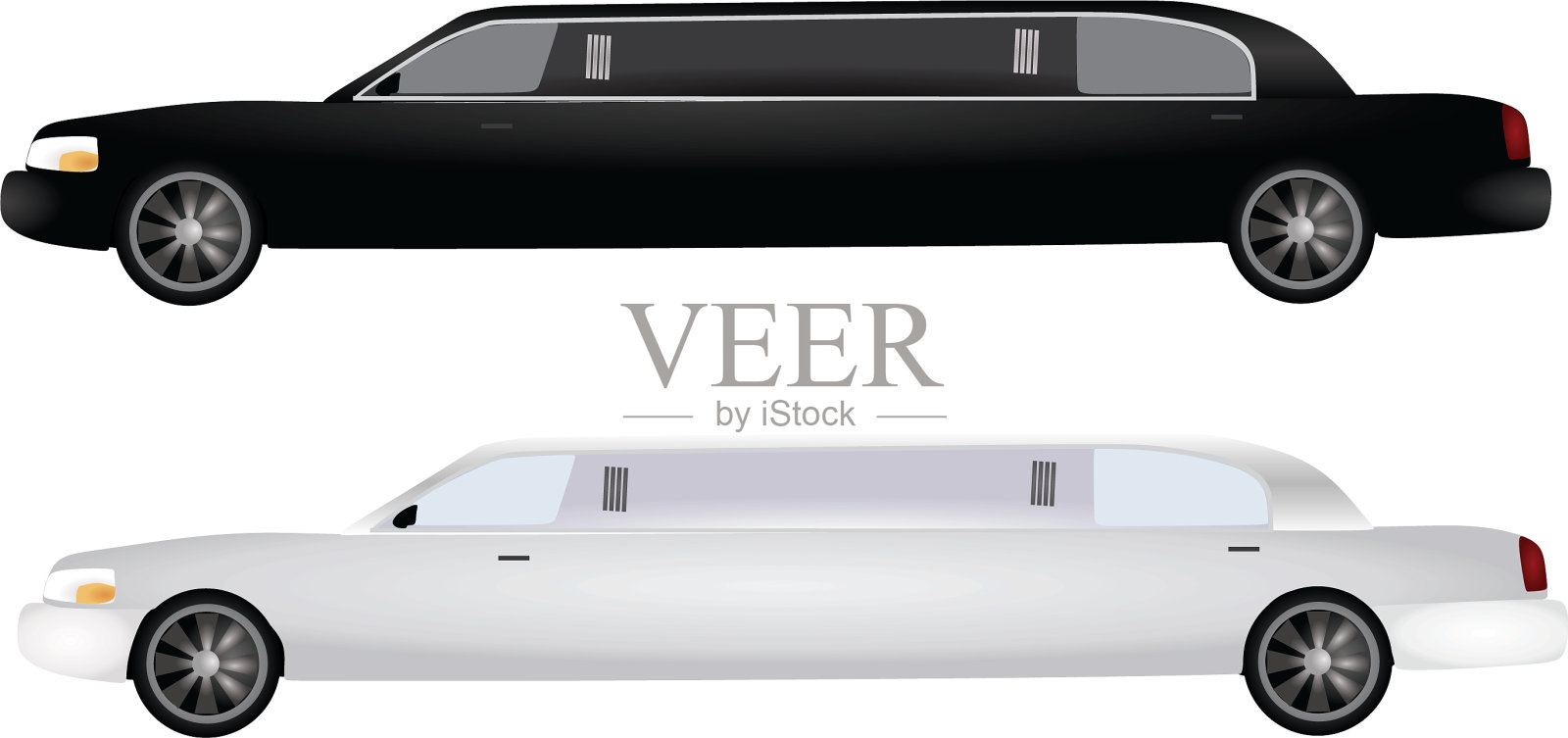 豪华轿车插画图片素材